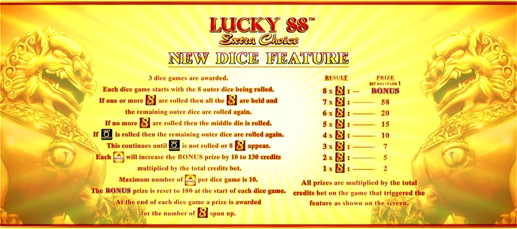 Lucky 88 Extra Choice